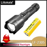 LiitoKala LF-2305 Camping Portable Lighting Flashlight Hard Light Rechargeable  26650 5000mAh Battery