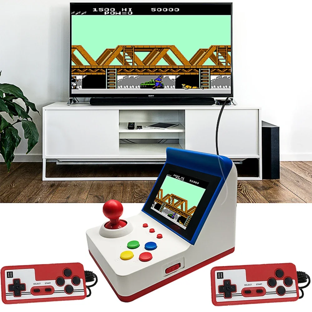 Super Mario Retro Portable Mini Video Game Console 8 Bit 3.0 Inch Color LCD Kids Game Player Built in 360 in 1 With handle Games