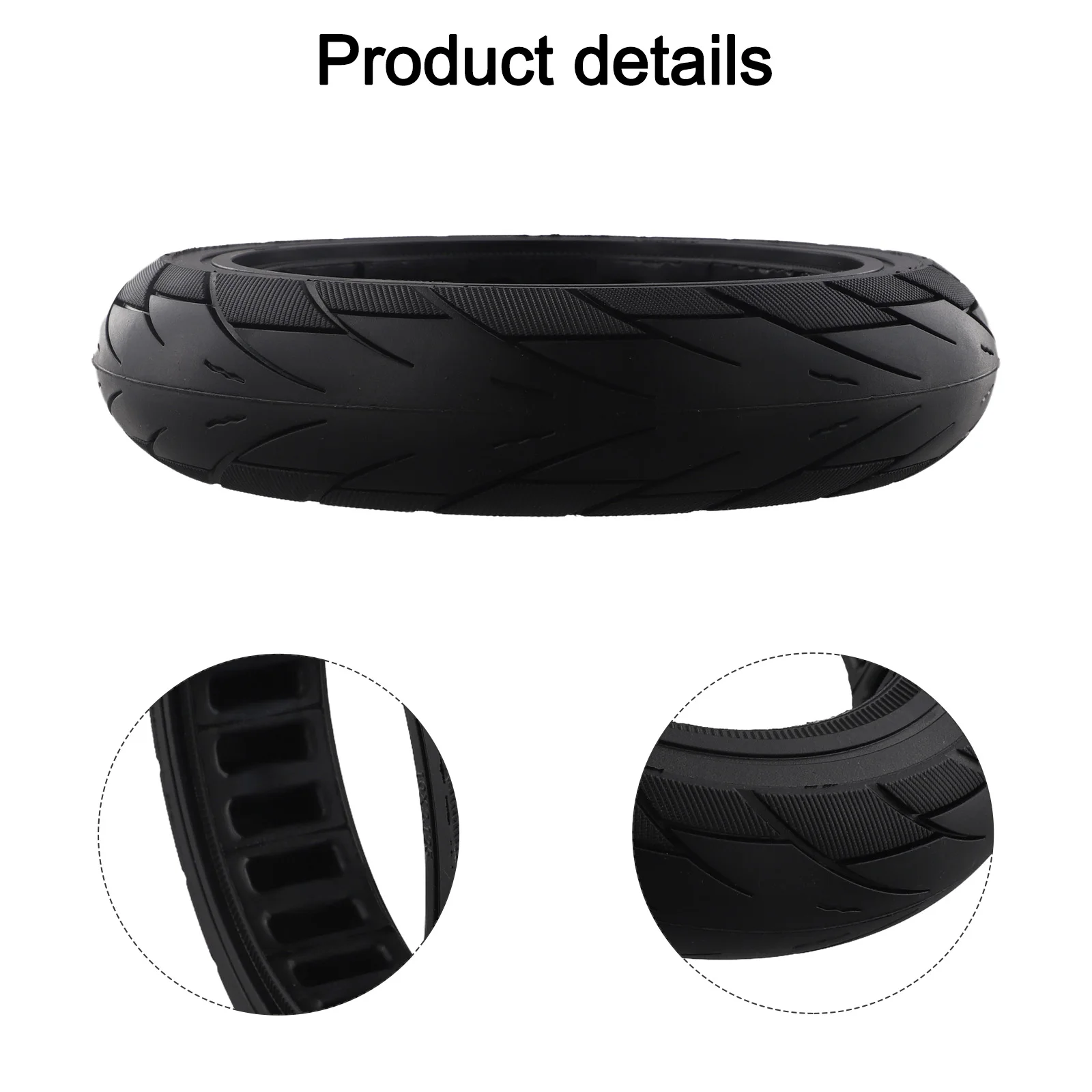 

Сплошная шина 236*51 мм, идеально подходит для Ninebot F20 F25 F30, беспроблемное обслуживание, долговечная работа, прочный резиновый материал