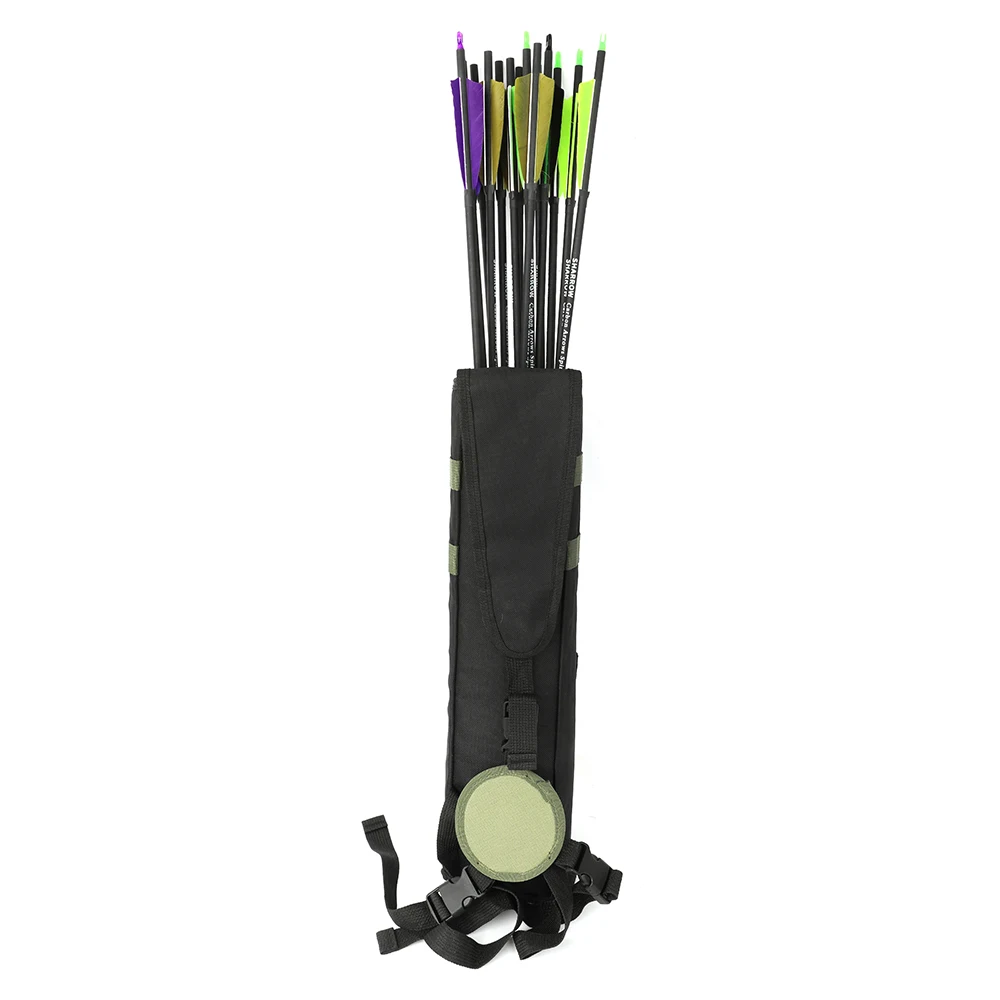Arrow Quiver Adjustable Left/Right Hand Arrow Bag Arrows Holder Archery Hunting PVC Oxford-Cloth for Bow Shooting Accessories - Image 4