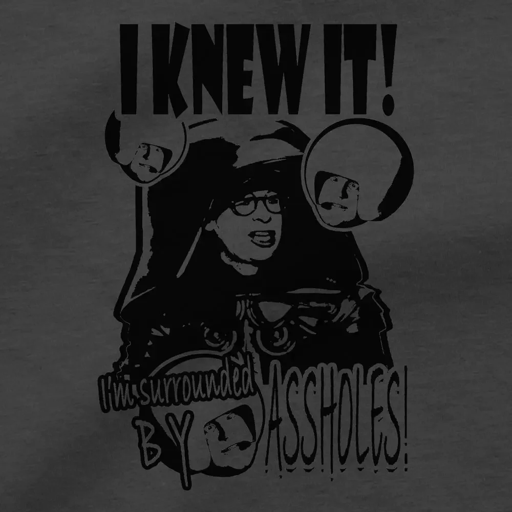 Surrounded By A$$Holes T Shirt SPACEBALLS 2 Sequel Dark Helmet Schwartz Ring Tee