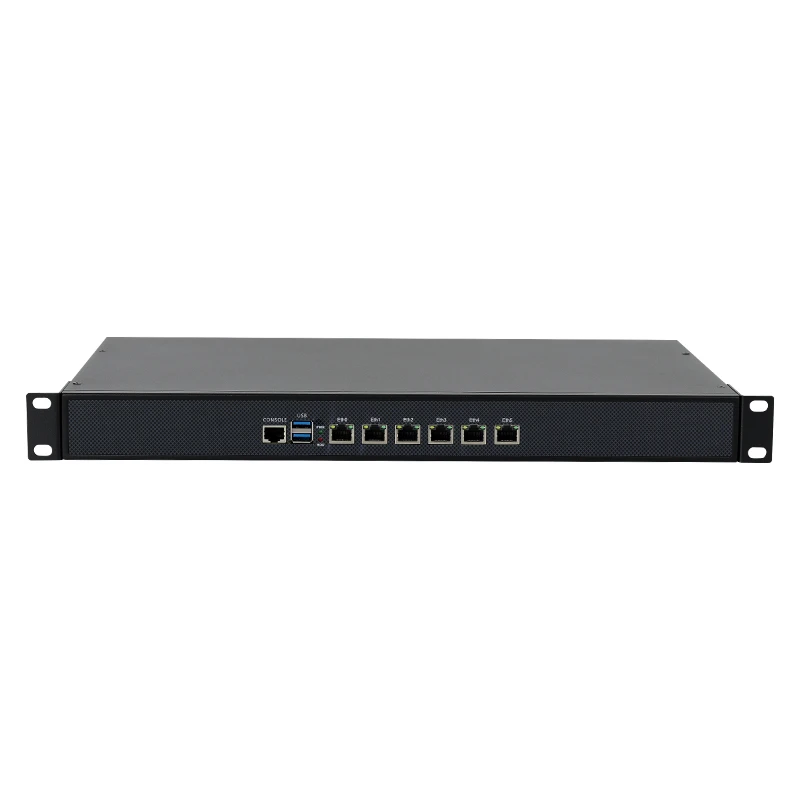 Apparecchio firewall rack 1U Intel Core i5-6200U 6300U 8250U 6x Intel 82574L/82583V/i226V Gigabit Ethernet Windows Linux Router OS