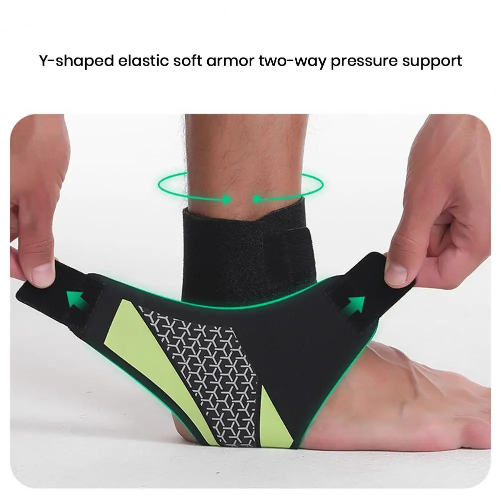 Flexible Sports Foot Brace Pressurized Layered Fabric Ankle Support Compression Ankle Brace for Achilles Tendonitis for Ligament