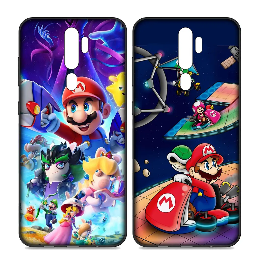 Cute-M-Marios-Cartoon Soft Silicone Cover for Samsung Galaxy A13 A71 A21S A22 A73 A42 A03 A02 A11 A70 A72 A7 Casing Phone Case