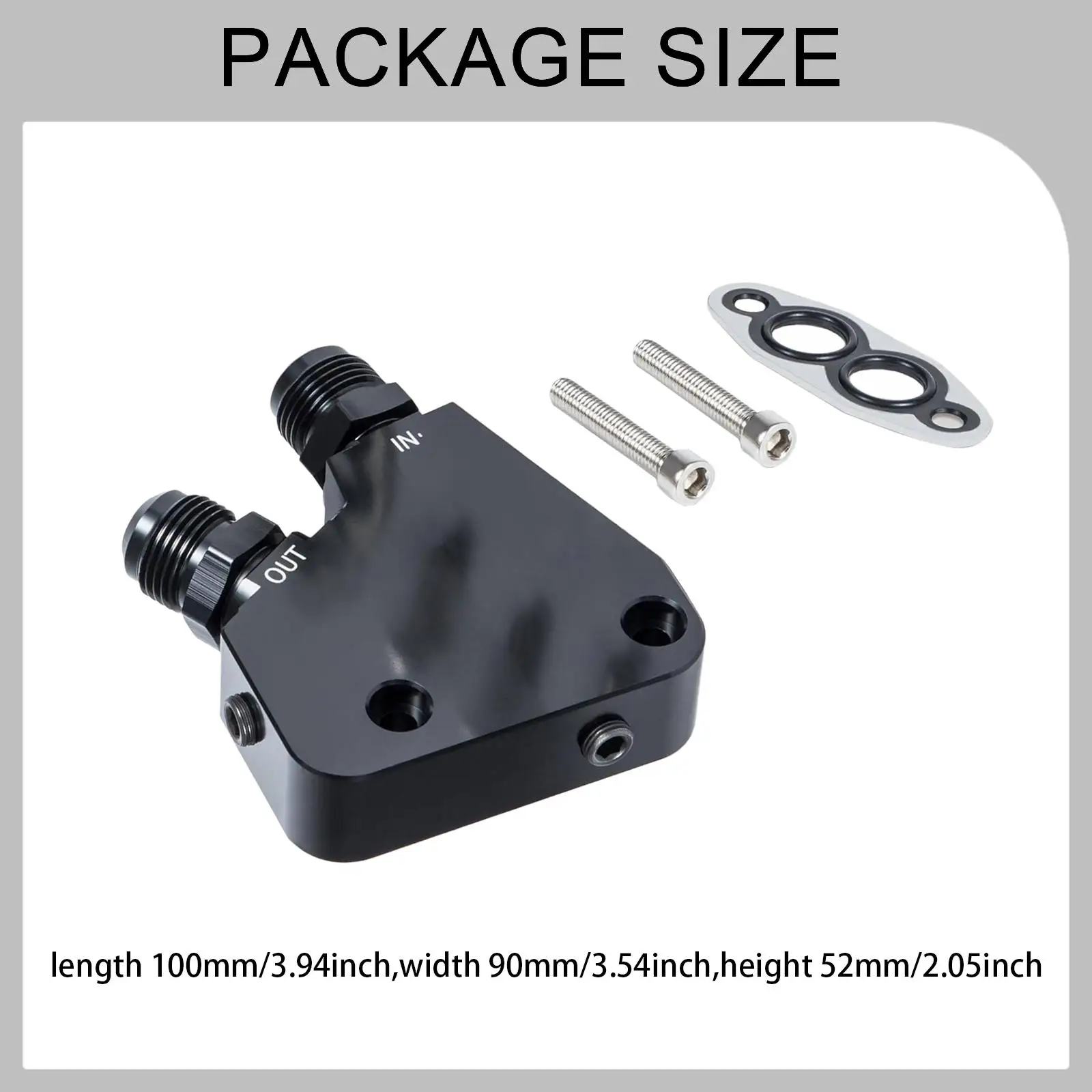 Engine Oil Cooler Adapter Kit Replacement for Gen IV Engines LS7 LS9