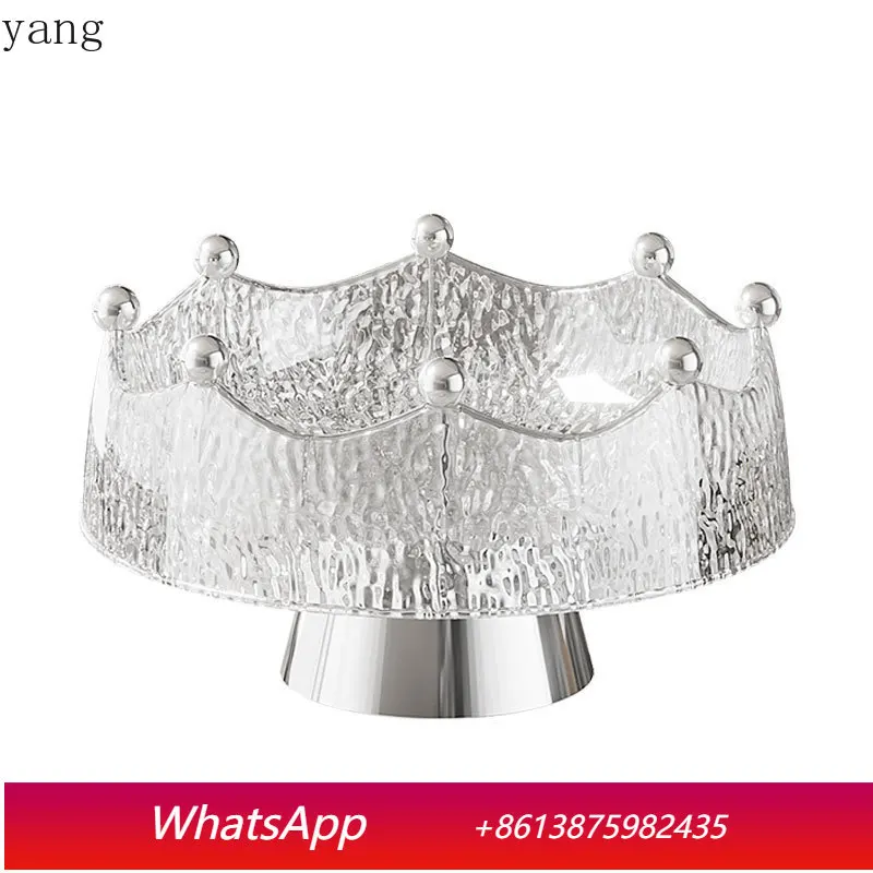 

CX Premium Sense Household Light Luxury PET Drain Belt Fruit Fork Company Candy Plate