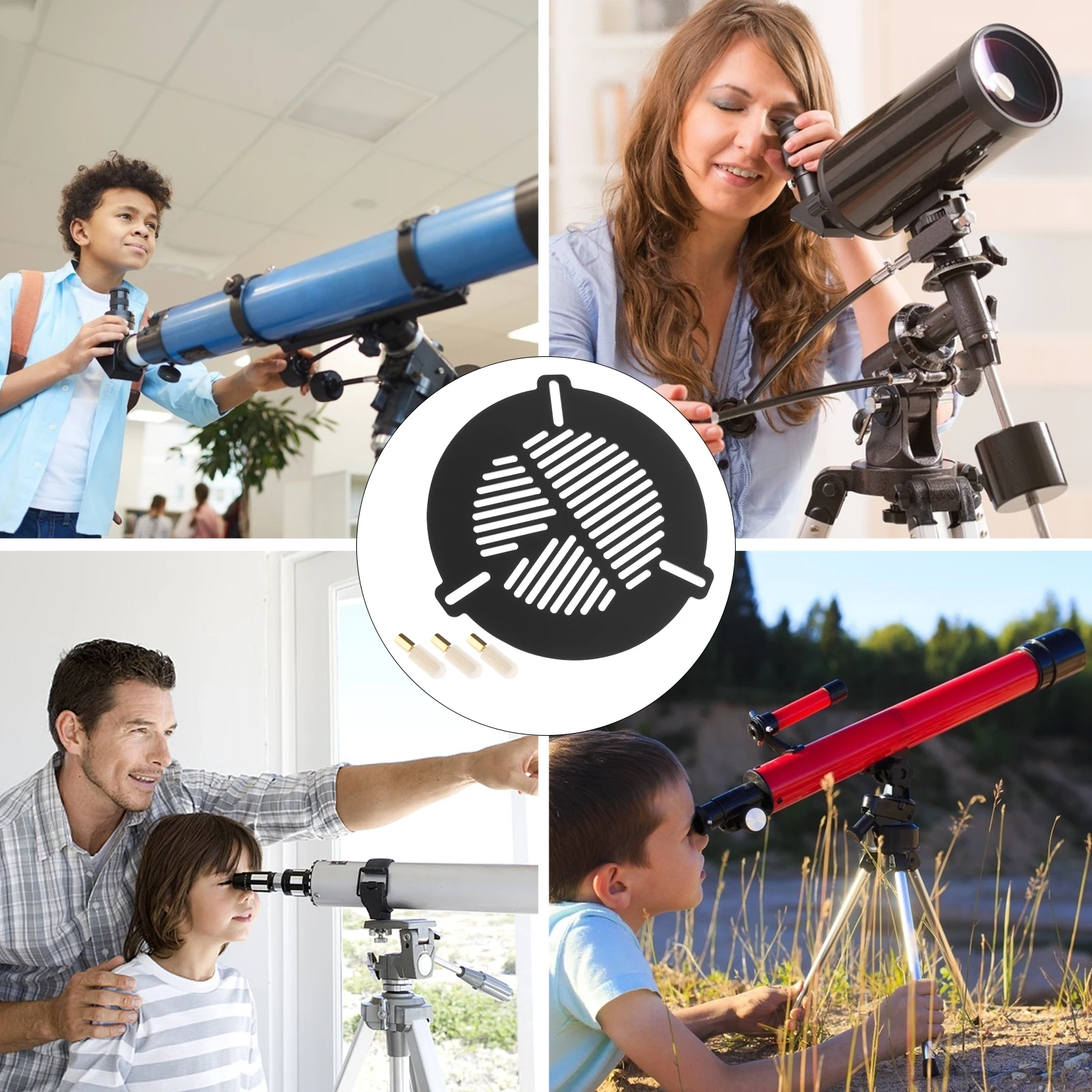 

Metal Fish Bahtinov Mask Telescope Focusing Aid Lightweight Aluminum Focus Mask Astronomical Tripod Accessory Scratch