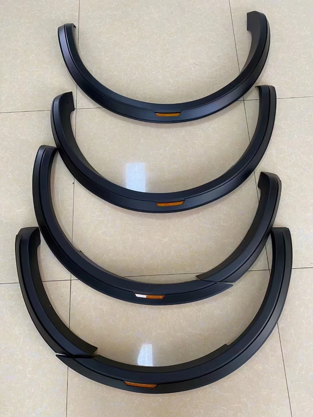 High Quality Fender Cover Wheel Arch Fender Flares Wheel Eyebrow With Reflector Fit For Ford Ranger T7 T8