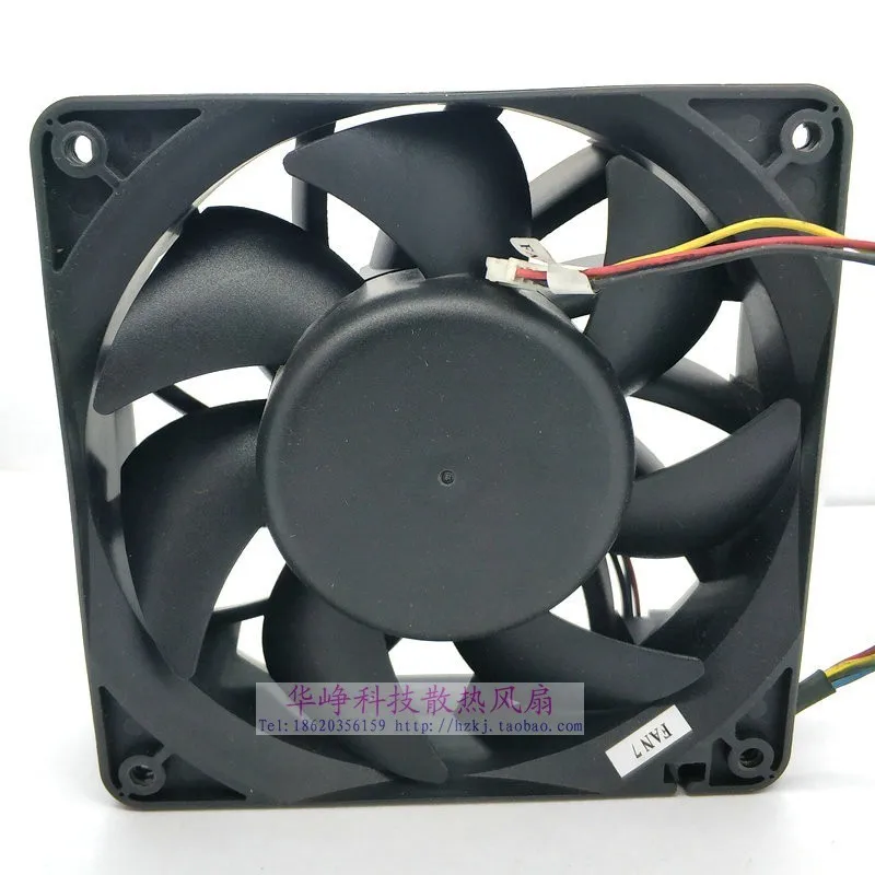 Original 12038 48V 14.9W PMD4812PMB1-A 12CM 4-wire PWM communication power supply cooling fan