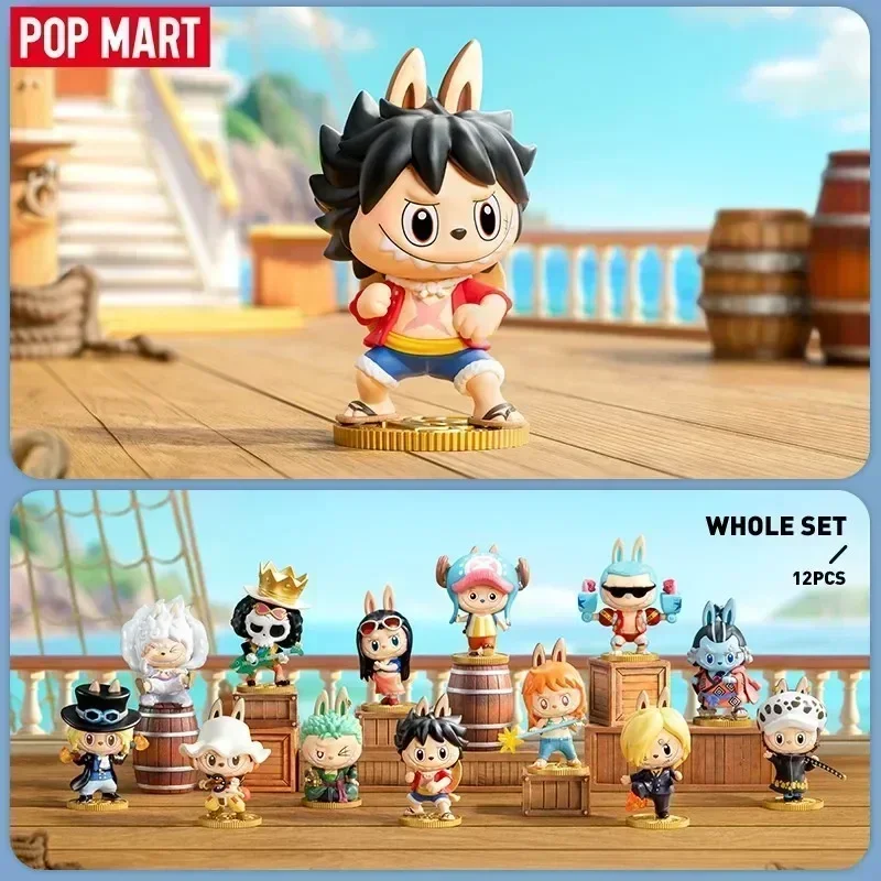 

POP MART LABUBU the MONSTERS X One Piece Anime Series Blind Box - Mystery Collectible Figure Desktop Ornaments Gift for Girls