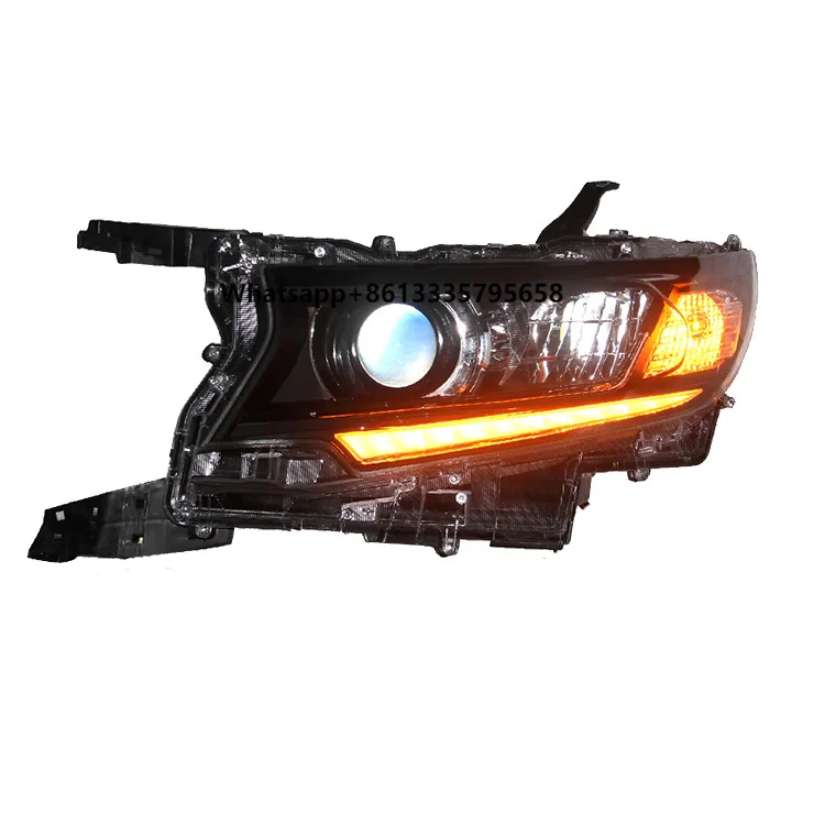 

Factory Sales Modified Front Light Assembly LED Headlamp Daytime Running Headlight for PRADO FJ150 2018+