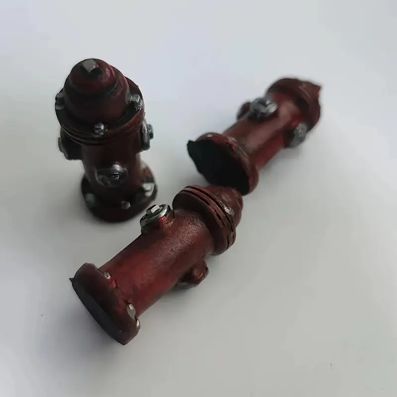 C Mini Resin Figure Mental Psychological Sand Table Game Box Court Therapy Fire Hydrant Decorative Home Ornaments