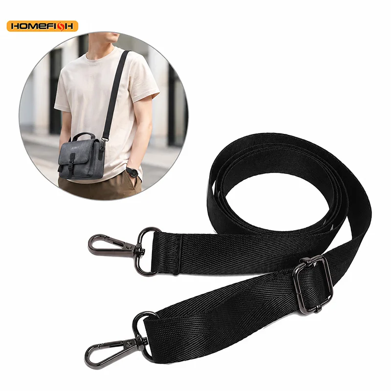 HOMEFISH 80-120CM Adjustable Bag Shoulder Strap Replacement Crossbody Briefcase Strap Universal Bag Accessories for Men Women