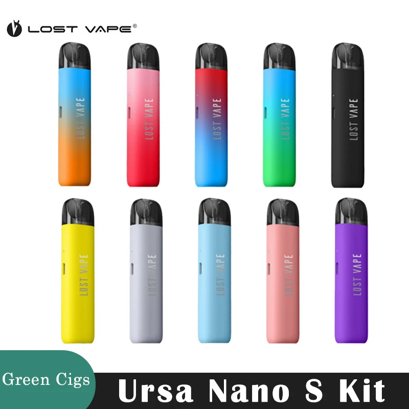 Lostvape URSA NANO ชุดบุหรี่ไฟฟ้า16วัตต์แบตเตอรี่800มิลลิแอมป์ต่อชั่วโมง2.5มลตลับเปล่า0.8ohm บุหรี่ไฟฟ้าฝักบุหรี่ไฟฟ้า