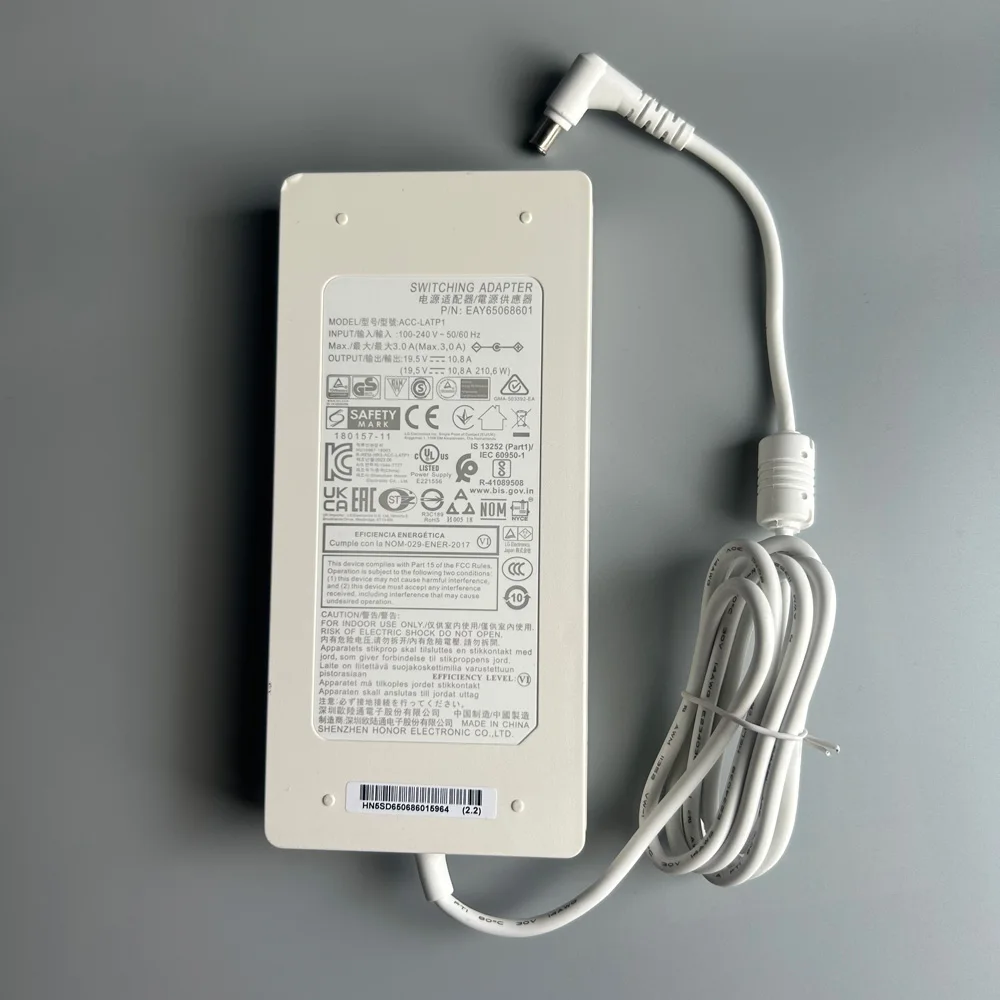 Fuente de alimentación Original 210W para LG 45GR95QE UltraGear Monitor de juegos curvo AD10630LF cargador adaptador de CA 19,5 V 10.8A