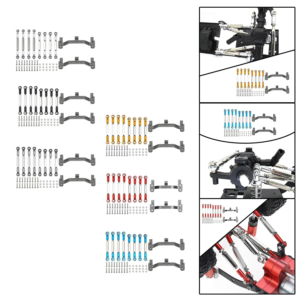 Metall-Zugstange / 12 Maßstab D90 D91 MN99S LKW Auto Hobby Modell Modifikation