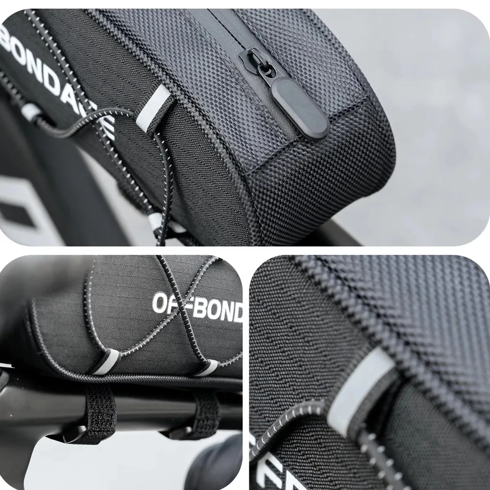 

Новая водонепроницаемая сумка для велосипеда, светоотражающая практичная передняя верхняя рама, сумка-труба, большая вместительная сумка для хранения велосипеда, подарок