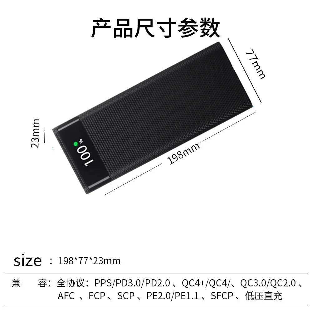 Removable Design Quick Charge 4.0 3.0 Power Bank PD22.5W 18650 8  Battery Holder Fast Charger Box Shell DIY With Screw