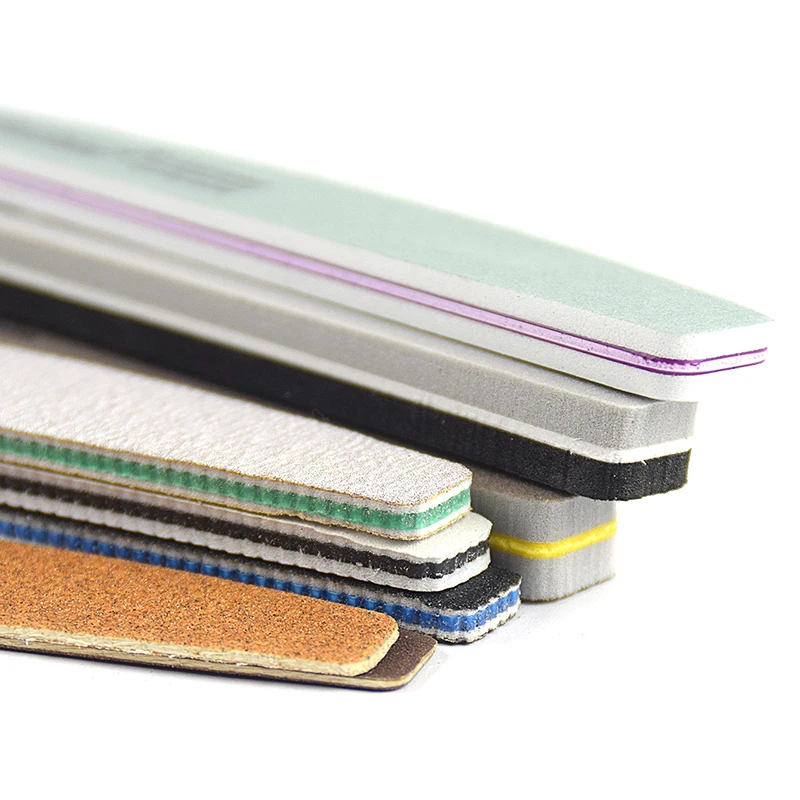 8Pcs/Box Nail File Buffer Kit Gel Polishing Grinding Sanding Sponge Nails Files Set Manicure Professional Nail Care Beauty Tools