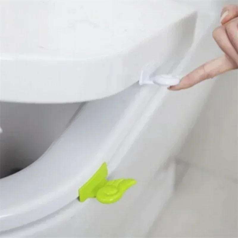 NEW 1Pcs  Portable Hygienic Toilet Seat Lifter Toilet Seat Lift Handle for Easy Use (Random Colors) Bathroom Accessories