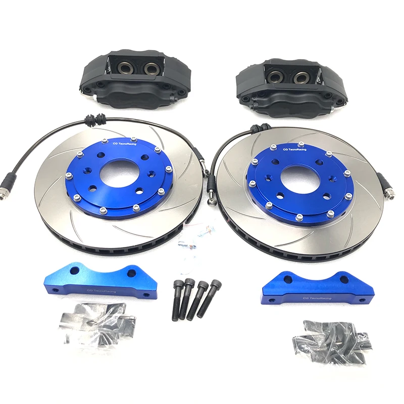 Jada Car Spare Part Brake Caliper Brake Kit CP7600 285*24mm Rotor PCD 4*100 for Peugeot 306 Front Rims 15 Car Disc Brake Pads