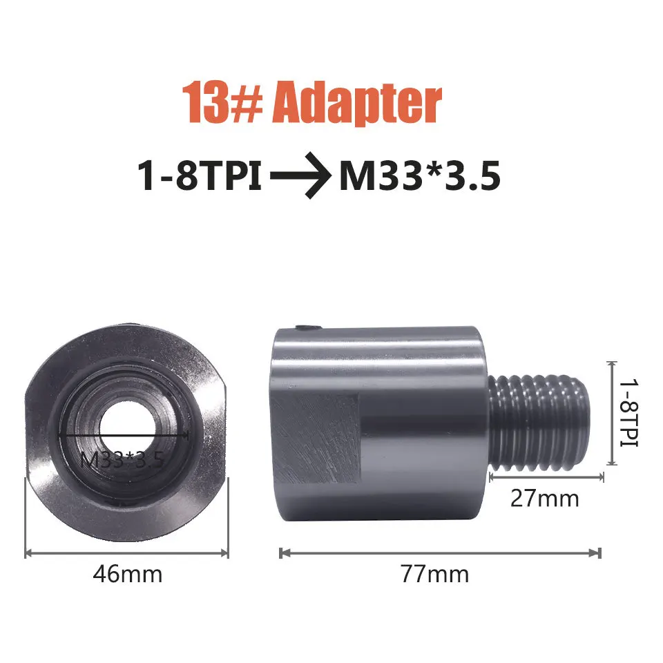 Woodworking Lathe Chuck Thread Converter, Woodworking Spindle Reducer, Accessories