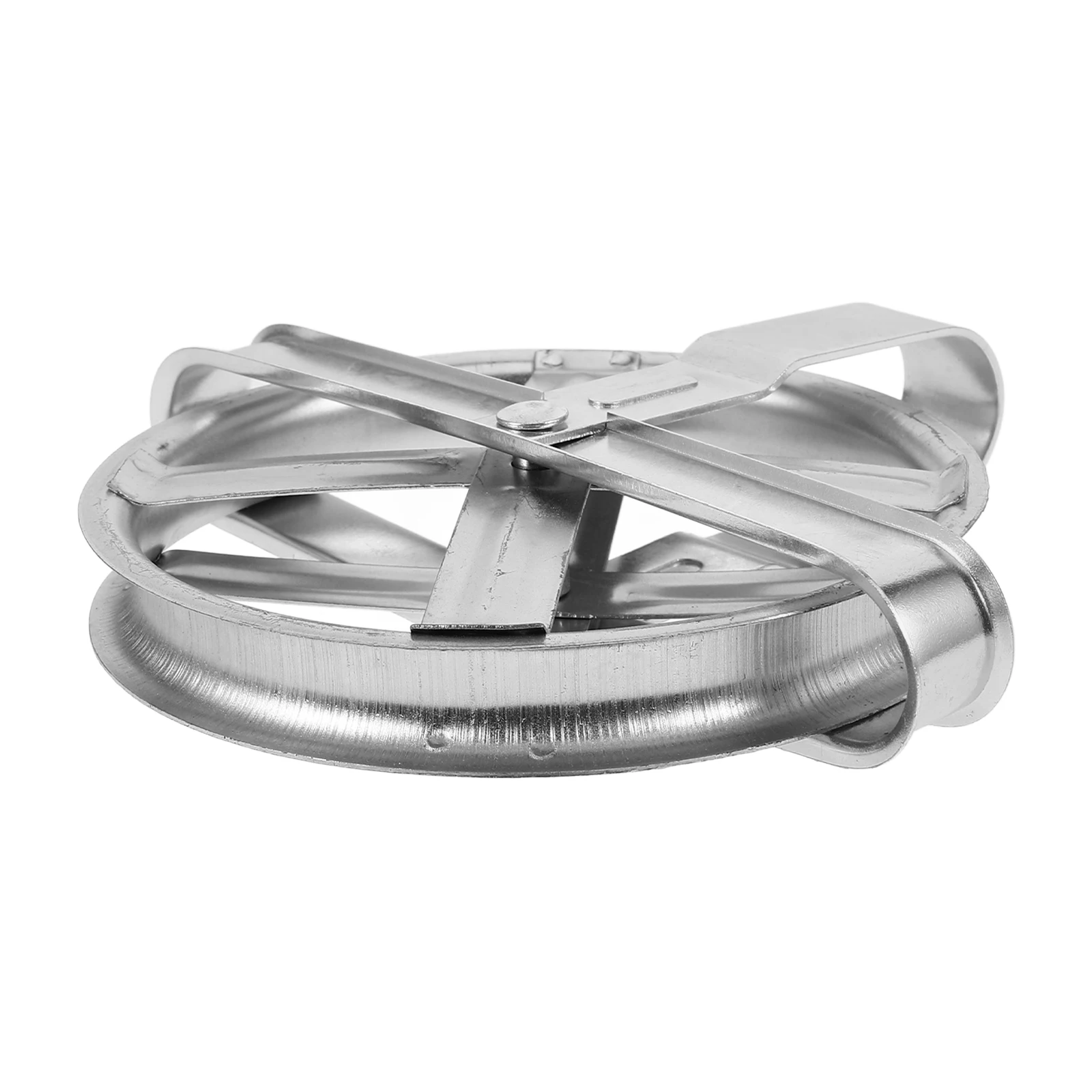 

Clothesline Pulley 5 Inch Silver Washing Line System Rope Hanging Outdoor Dryer Wall Mount Cloth Drying Clothes Rope