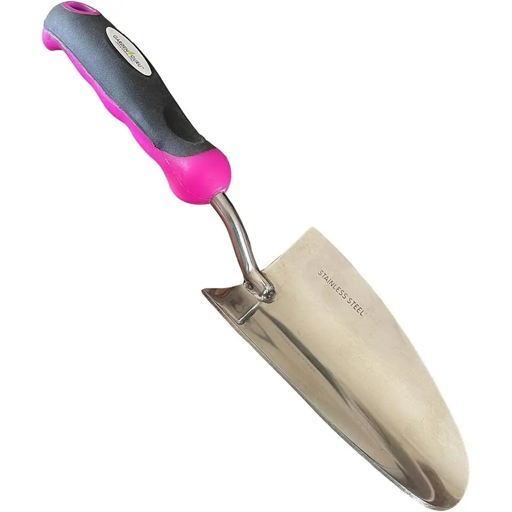 

Stainless Steel Garden Trowel - Rustproof, Comfort Grip, Ideal for Planting, Transplanting, and Digging (Pink) - 50 Pack