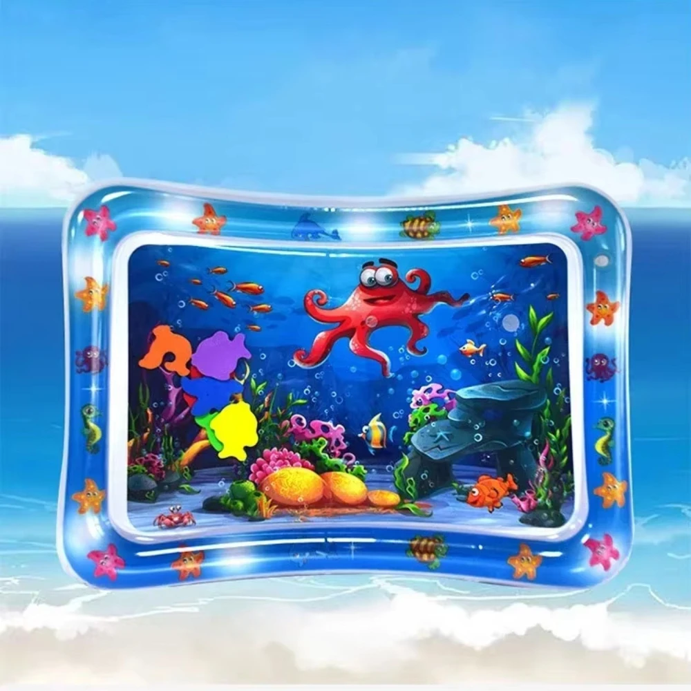 Baby Water Speelkleed Opblaasbaar Kussen PVC Baby Tummy Time Peuter Waterkussen voor Kinderen Vroeg Onderwijs Ontwikkelen Activiteit Speelgoed