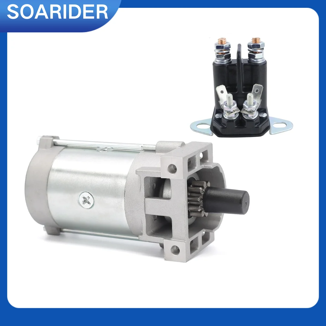Starter Motor & Relay for 2P77F Engines for Toro TimeCutter Titan HD Lawn Mowers Replace 136-7880 133-1564 127-9209 133-9828