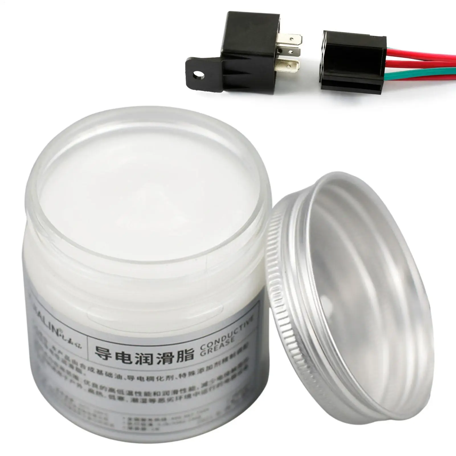 Electric Conductive Grease Conductive Gel & Lubrication 100g Grease For Low Resistance Value For Household Appliances & Power