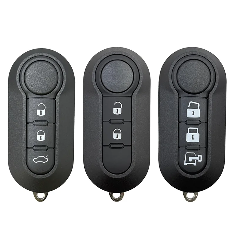 3 Button Flip Remote Key Shell Housing Casing SIP22 Blade For Fiat 500 Panda Punto Bravo Ducato Peugeot Boxer Citroen Jumper