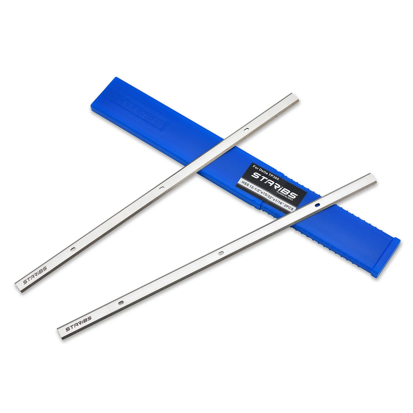 شفرات تخطيط STARIBS مقاس 12-1/2 بوصة لـ Delta 22-560 22-562 TP400LS HSS مجموعة سكاكين بديلة مكونة من 2 #1