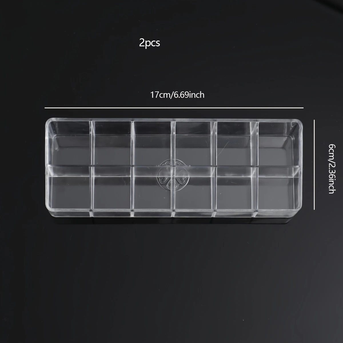 2/3pcs Clear 12 Grid Lipstick Stand Case Makeup Organizer Storage Box Lipstick Display Holder Cosmetic Jewelry Organizer Box