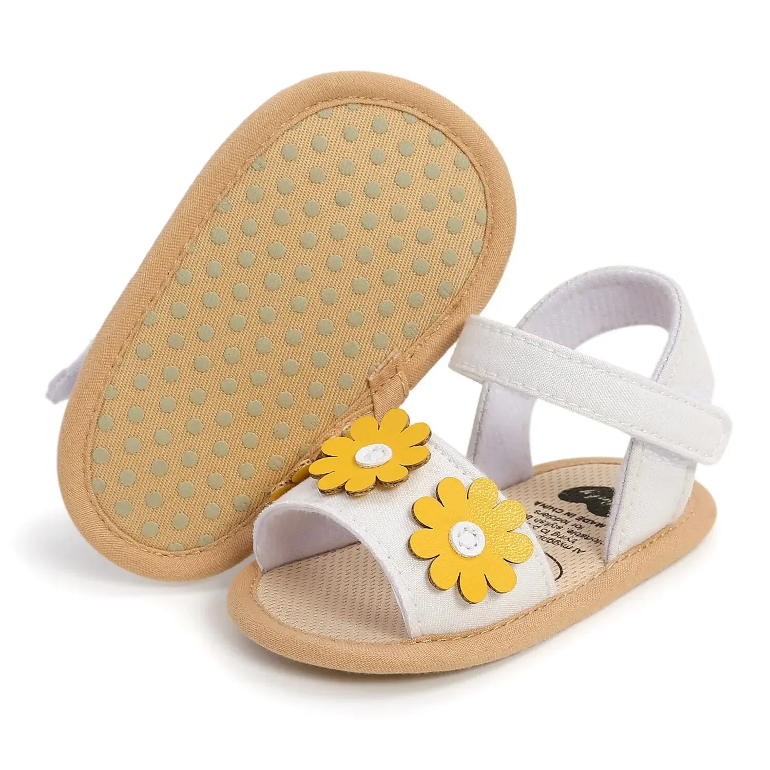 Baby Mädchen Sandalen Mode Sommer cool Neugeborenen Sandale idyllische Blume weiche Anti-Rutsch-Kleinkind Baumwolle Sohle bequeme Schuhe