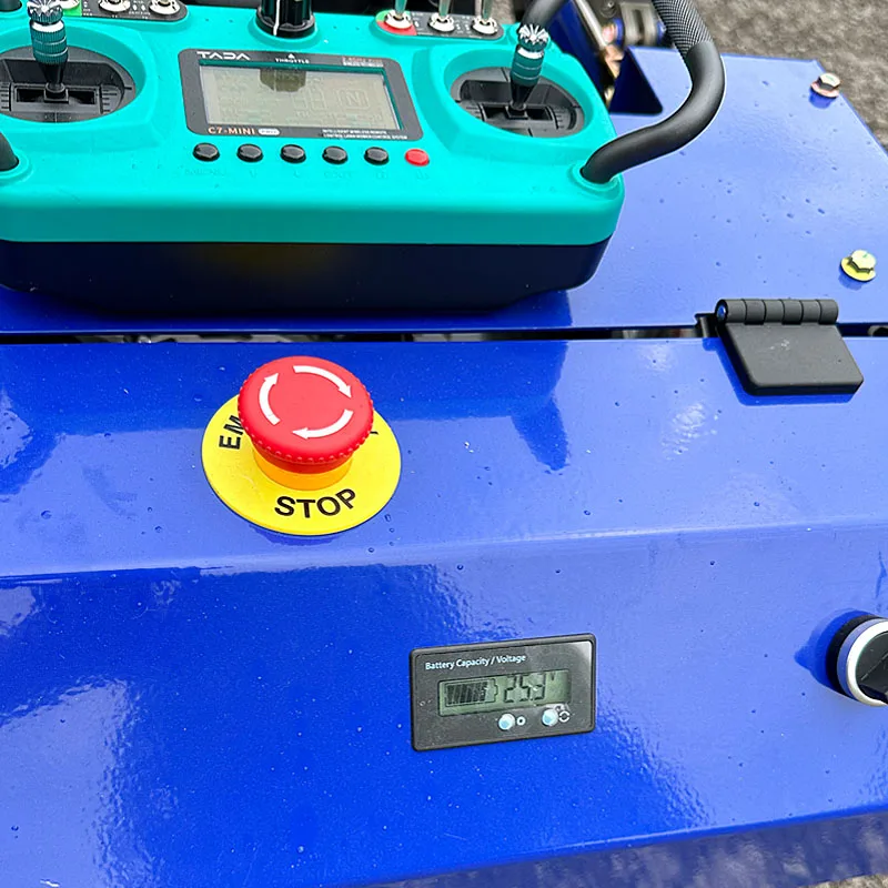 Low Noise Zero Emission zero Turn New System Automatic Grass Cutter Remote Control Wheel Lawn Mower