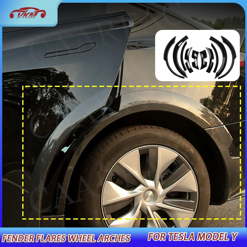 

Wide Body Wheel Car Fender Flares Wide Body Wheel Arches Car Body Kits for Tesla Model Y 2021+