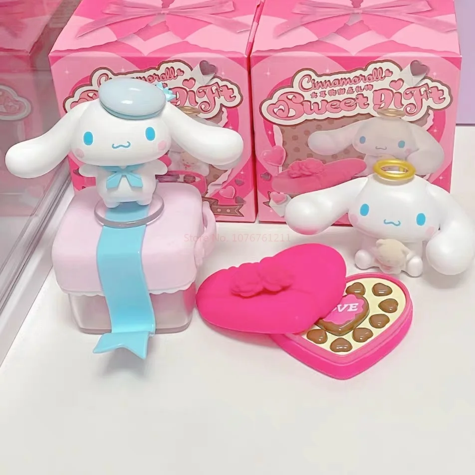 Cinnamoroll Sanrio Blind Box Dessert Gift Series Mystery Box Caja Ciega Surprise Doll Action Figure Toys Christmas Girl Gifts