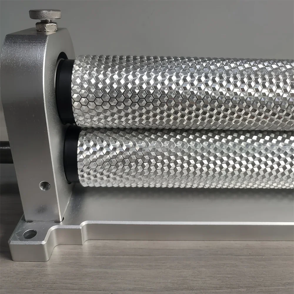 Customizable Cell Size  Beeswax Foundation Rollers Machine Aluminum Alloy Beekeeping