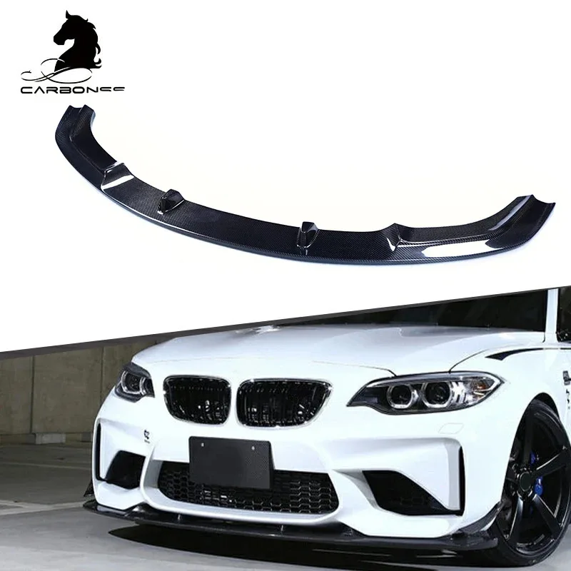 

Hot Sales Carbon Fiber Body Kit 3D Type Front Bumper Lip Fit for F87