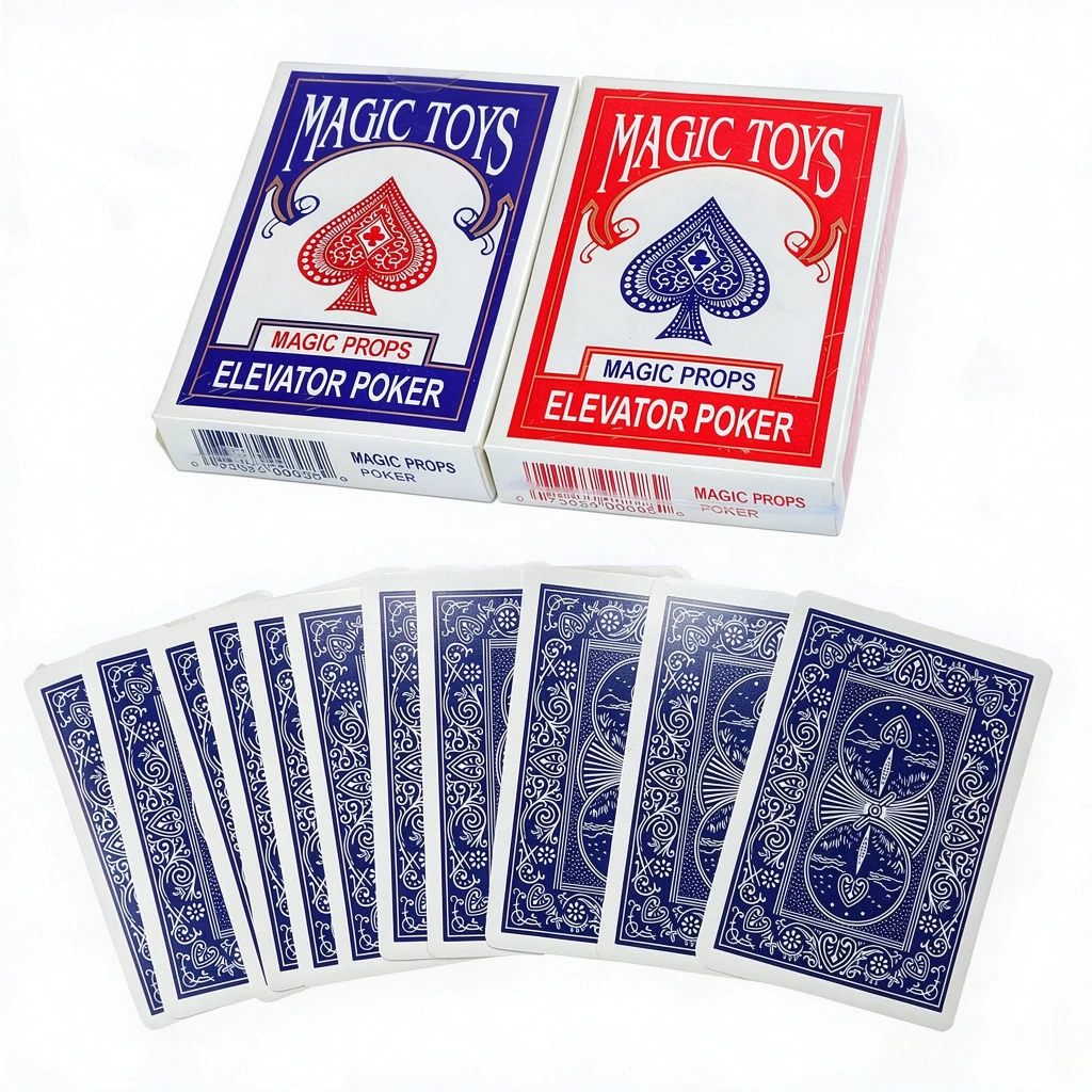 Magic Elevator Poker Magician Tools Easy Funny Interesting Amazing Super Waterfall Card Props Automatic Tricks