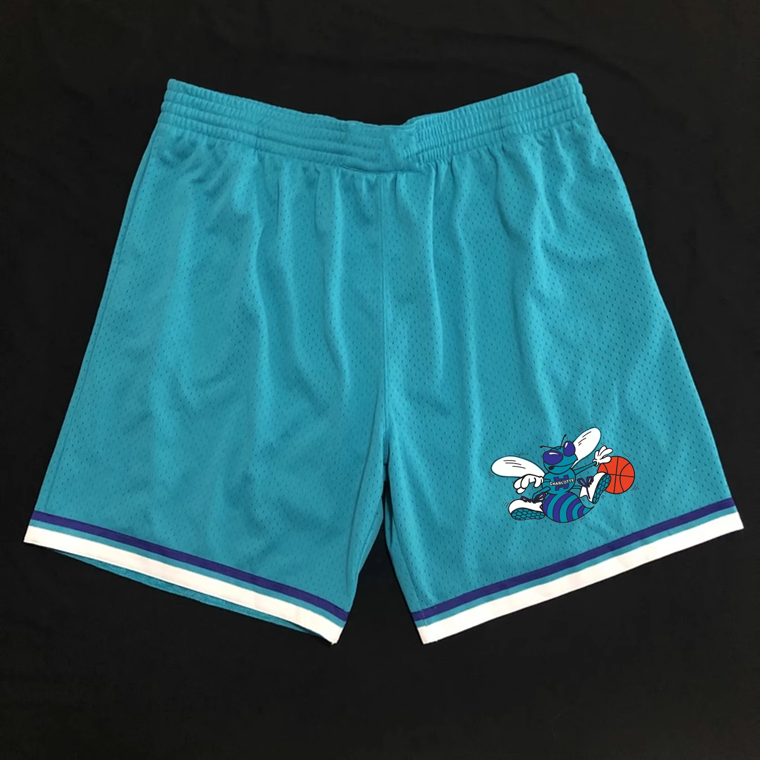 2025 Vintage Hornets Dale Curry Boggs Plus Size Jersey Retro Basketball Pants Girls Boys Men 3D Print Fitness Workout shorts