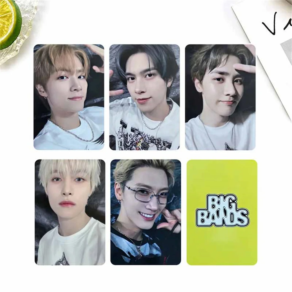 

KPOP WayV модные двухсторонние ломо-карты Hendery Ten Xiao Jun BIG BANDS альбом корейский стиль фотокарточки коллекция фанатов открытки
