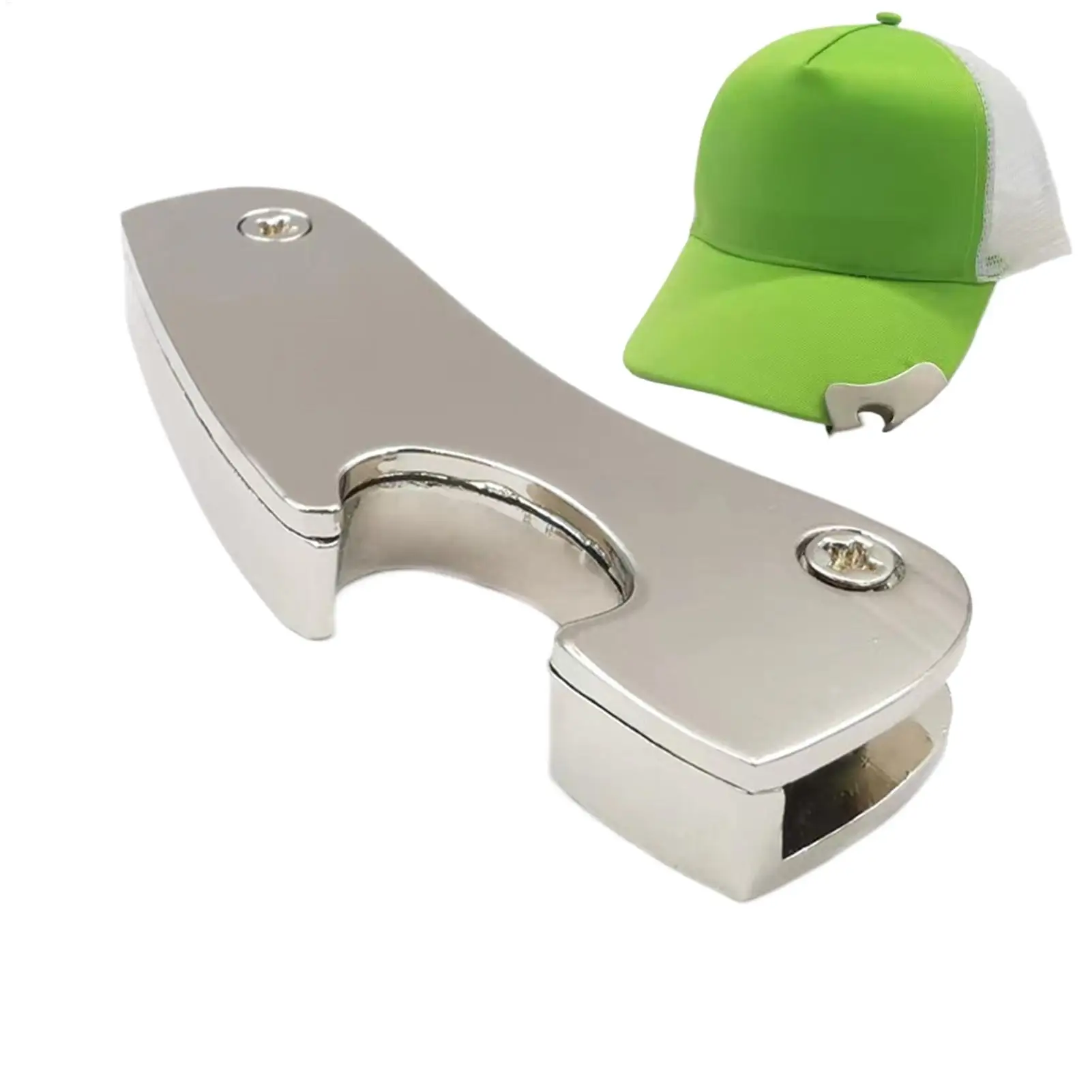 Hat Clip Bottle Opener Manual Opening Hat Brim Accessory Baseball Cap Clip Bottle Opener for Men Women Fathers Campers Travelers