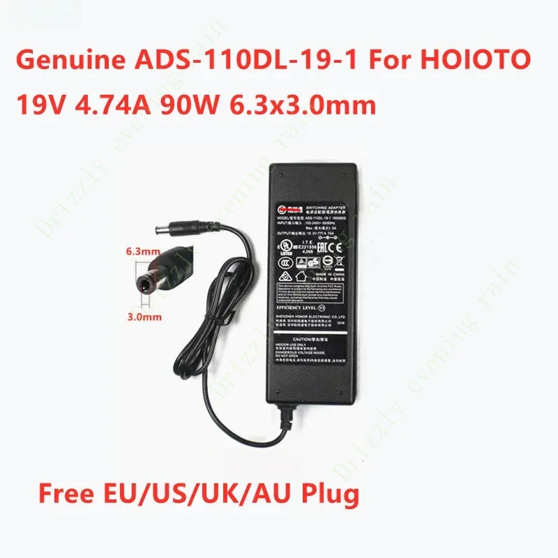 for  HOIOTO ADS-110DL-19-1 190090G 19V 4.74A 90W 6.3x3.0mm AC Adapter For centerm Thin Client V660 N660 Power Supply Charger