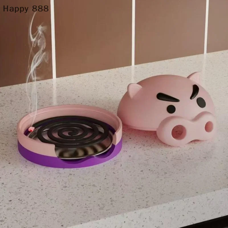 

Современный портативный держатель спирали от комаров с лотком, курильница из сандалового дерева — стильный и функциональный аксессуар от комаров