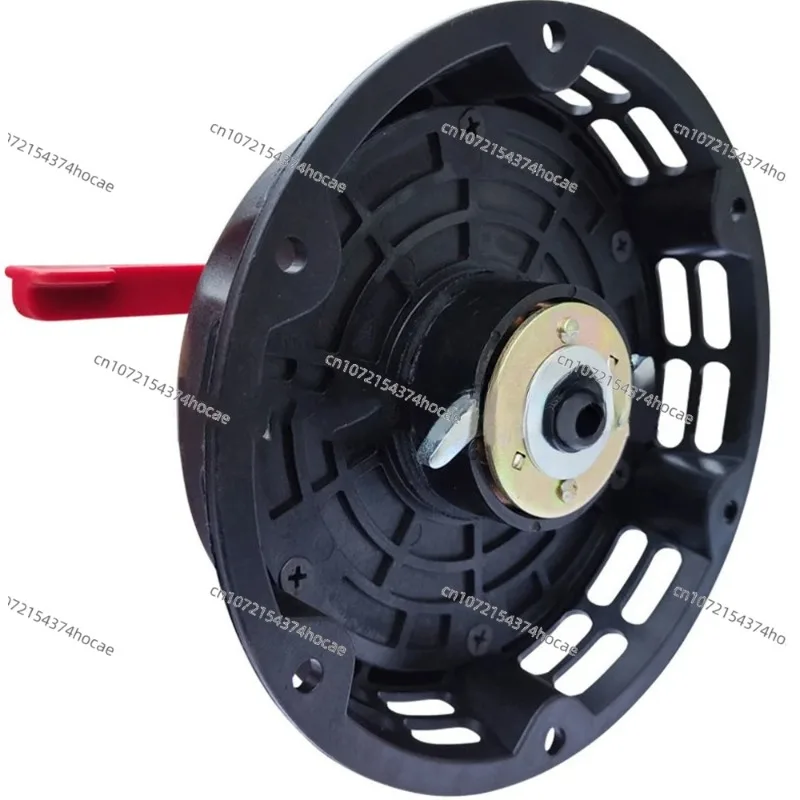 

No-Pull Starter Hand-Cranked Engine Starter 168/170F Black Red Micro Tiller Sprayer Water Pump Generator Plastics Case