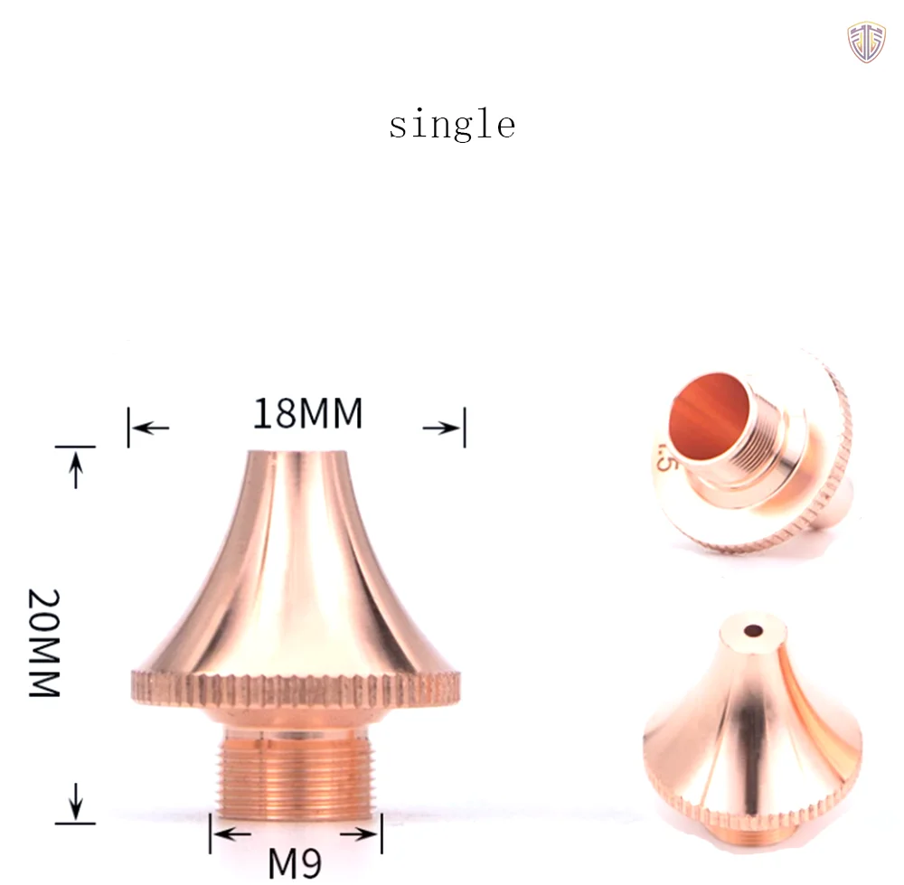 GANGCHUN M9 nozzle single and double layer high power 3D M9 three-dimensional cutting nozzle