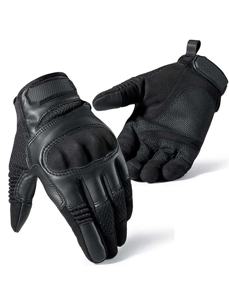 AliExpress mvptoo Tactical Gloves Touch Screen PU Leather Protective Shell Non-slip Gear Outdoor Hunting Paintball Motorcycle Sport Cycling Work
