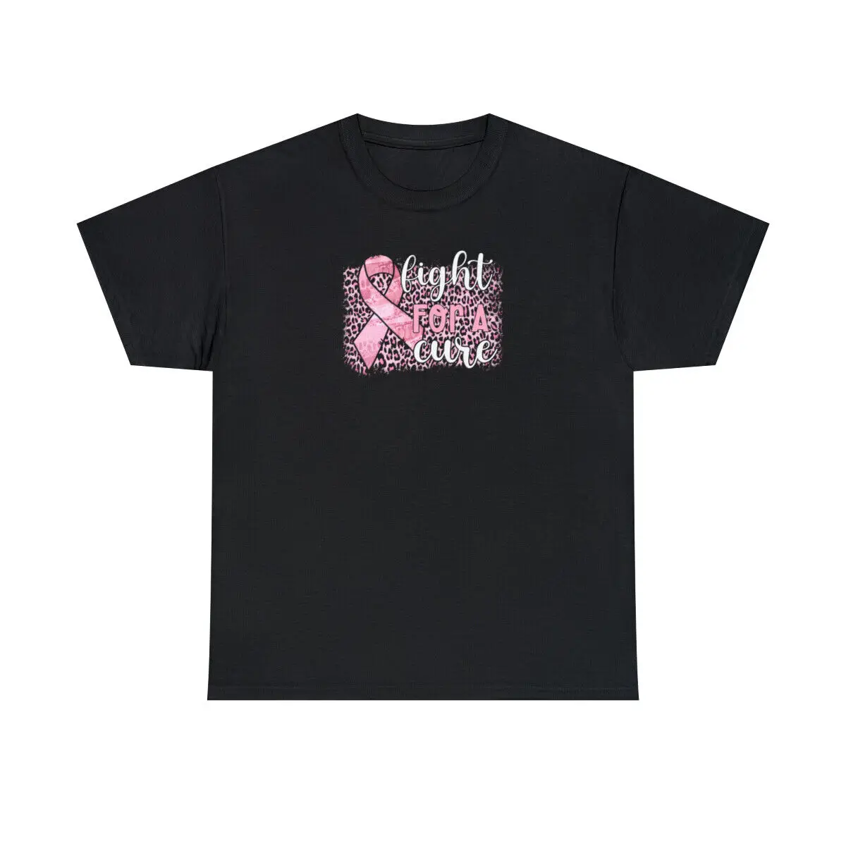 Breast Cancer Awareness Fight For a Cure Cotton T Shirt